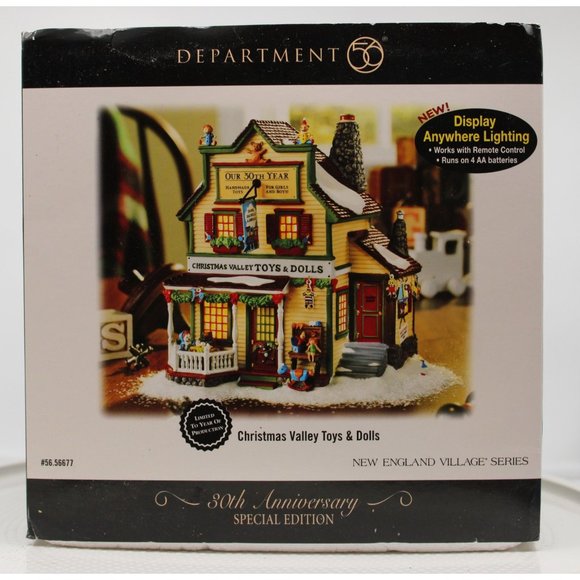 Dept 56 New England Village - Christmas Valley Toys & Dolls - Picture 1 of 7